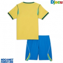 Brazil Domaci Dres za djecu SP 2026 Kratak Rukav (+ Kratke hlače)